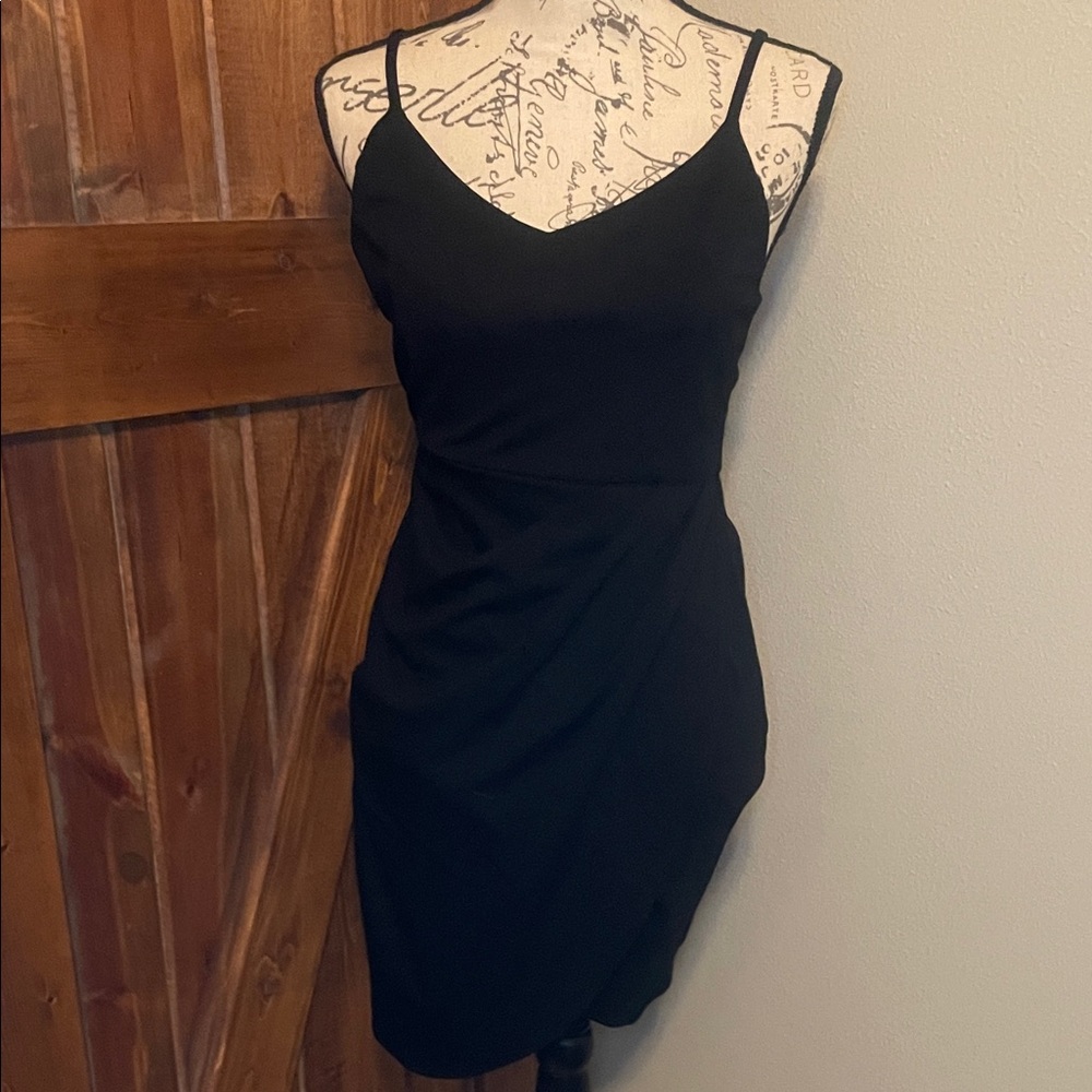 NWOT Black Spaghetti Strap Dress